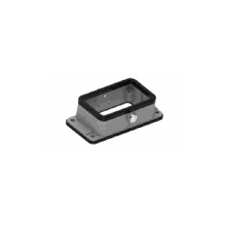 Embase encastrée 10B, Aluminium moulé sous pression, acier inoxydable, IP65, Sortie basse